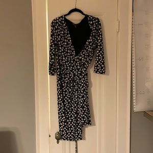 Maternity wrap dress